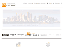 Tablet Screenshot of internationalcheckoutsolutions.com